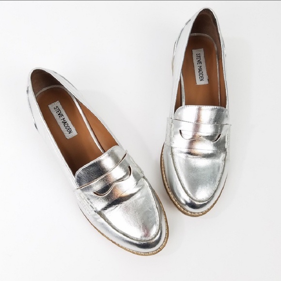 Steve Madden Cyylo Metallic Silver 